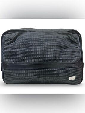 Dunhill Canvas Cotton Gray Multi Pocket Clutch Bag Men/Women